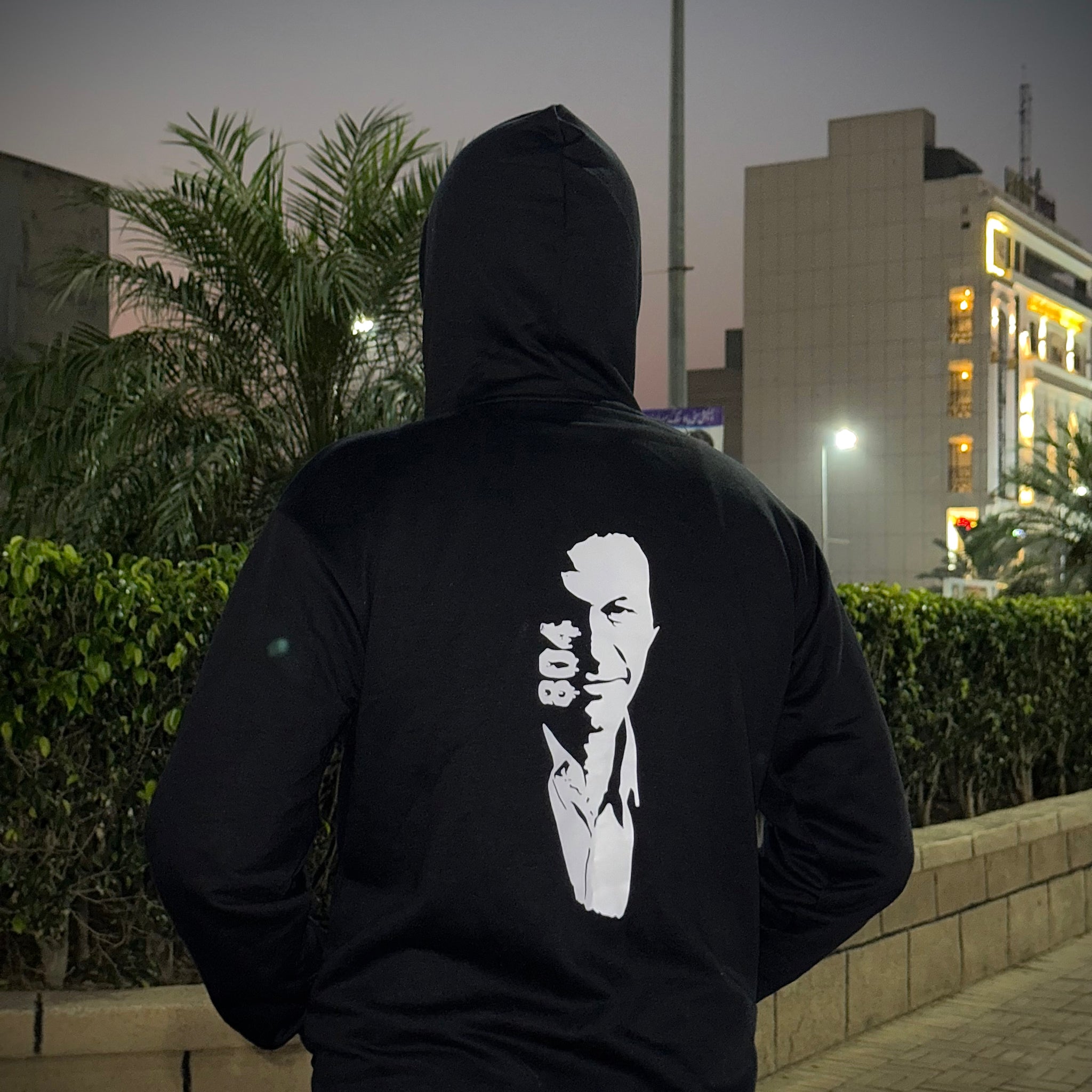 Premium 804 Black Graphic Hoodie