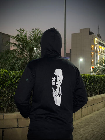 Premium 804 Black Graphic Hoodie